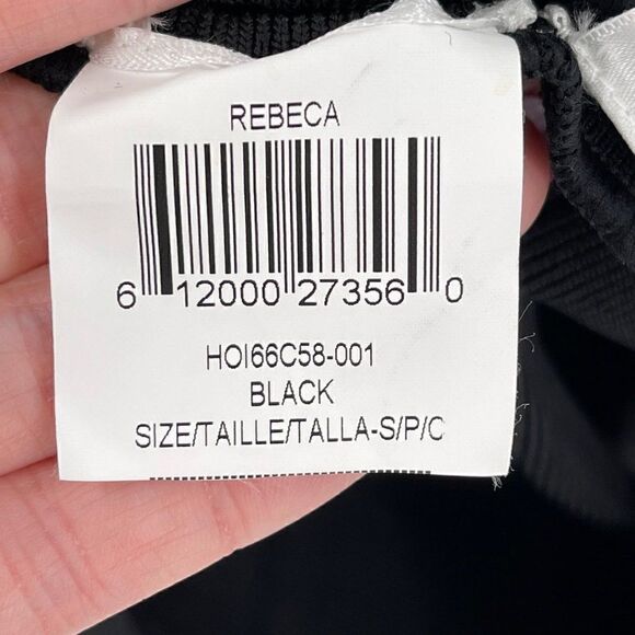 Herve Leger Rebeca Sleeveless Peplum Bandage Mini Dress Black Cocktail Small - Picture 14 of 14